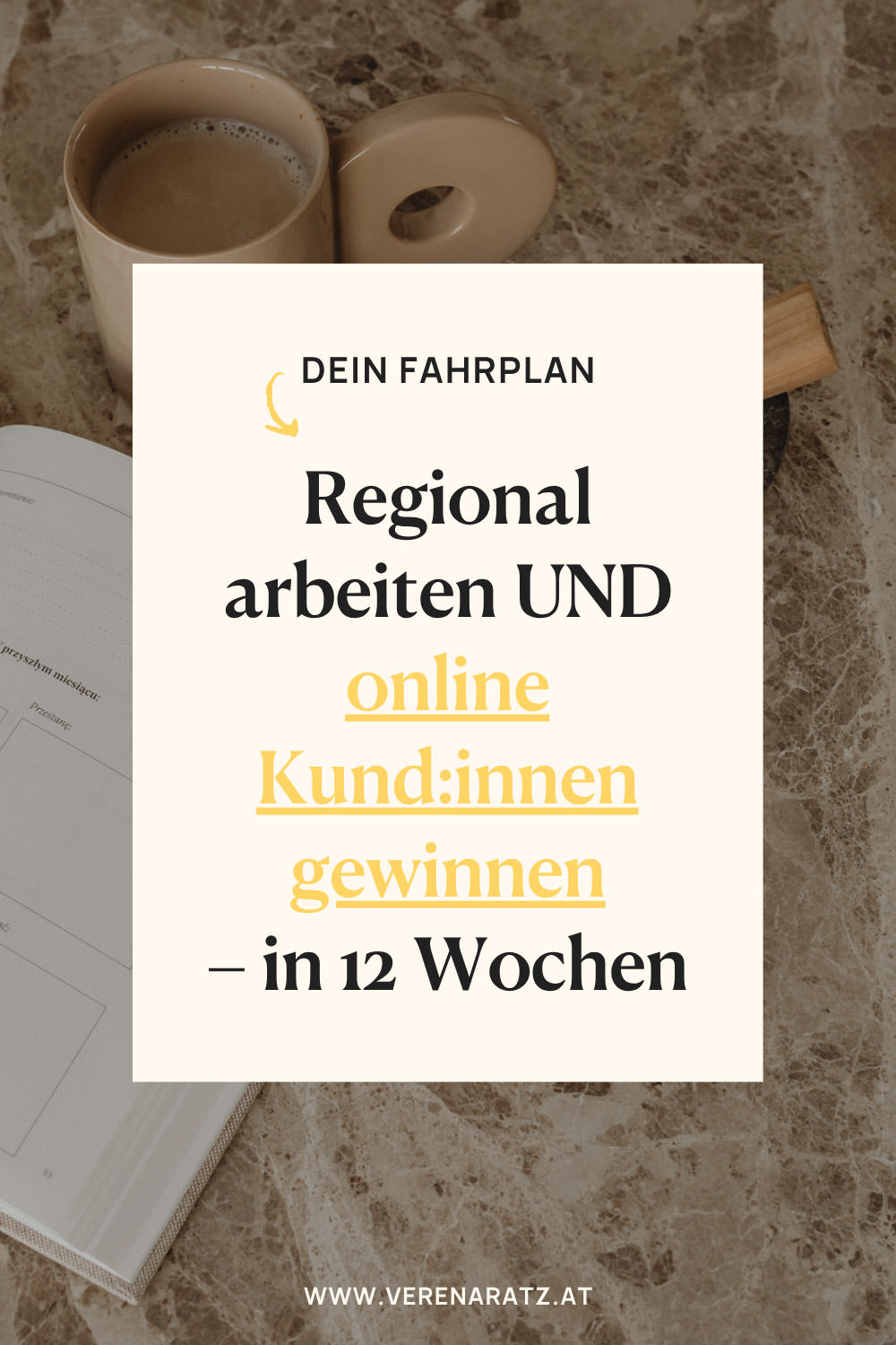 Flyer und Empfehlungen reichen nicht mehr allein. In der Sichtbarkeitswerkstatt lernst du, wie du in 12 Wochen regional sichtbar wirst UND online Kund:innen gewinnst. Mit klaren Marketing-Routinen, die auch für kleine Unternehmen funktionieren. Buche dein kostenloses Erstgespräch und erfahre, was für dich möglich ist.